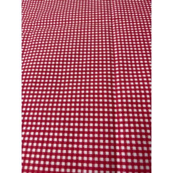 Red & White Gingham Cotton Fabric 17" x 44" Crafts Sewing Projects - Picture 6 of 9